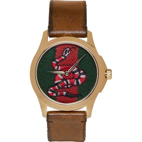 gucci mens watches uk|gucci watch with snake.